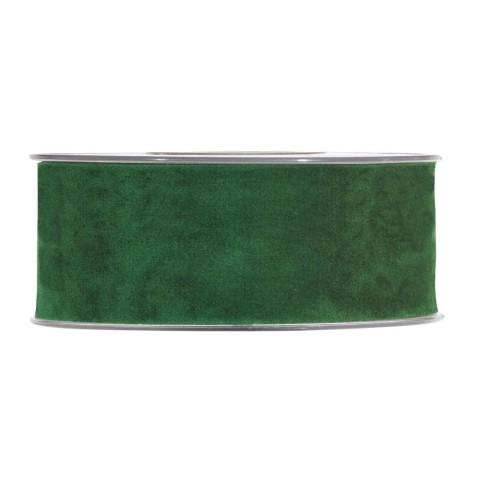 NASTRO MM40X7MT DOUBLE VELVET VERDE SCURO